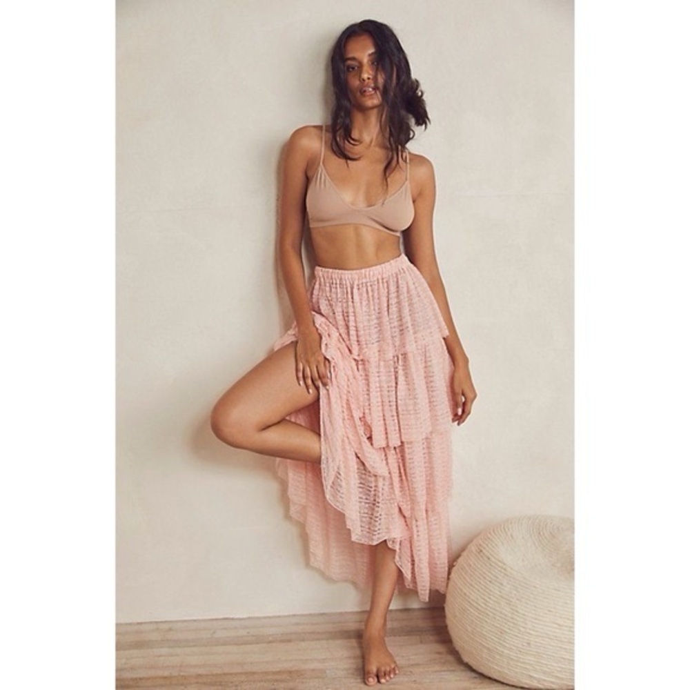 Let’s go girls free people skirt